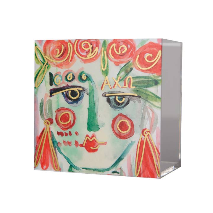Over The Moon Greek - Wholesale Decorative Box - Sorority & Greek FANCY SISTER Acrylic Box