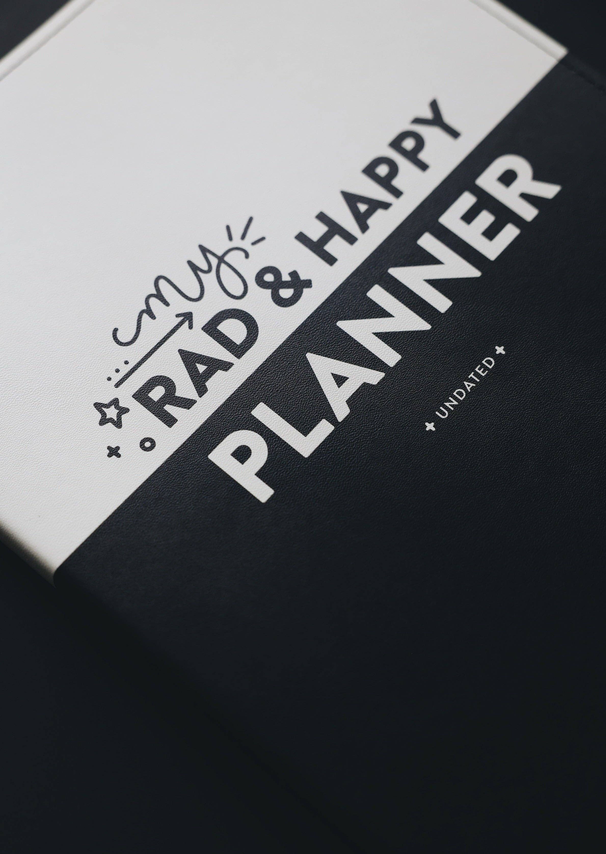 Rad & Happy - Wholesale Planner - 8x10 Undated Planner - Halfsies Edition9