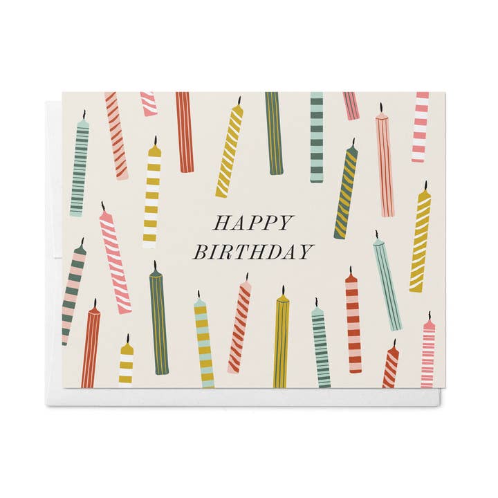 Geburtstagskarte für Kerzen für den Großhandel von Asteria Studio
