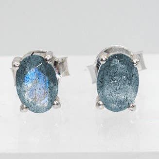 Fates Spegel - Labradorit Örhängen för wholesale av Free Dreamers