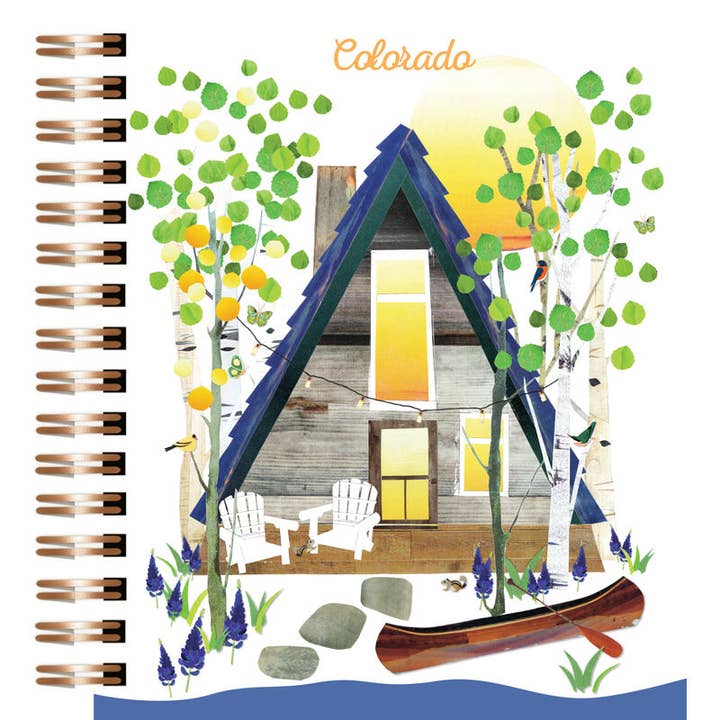 "Colorado Summer A-Frame Journal" – A Serene Lakeside Escape for wholesale by Lilybart LLC