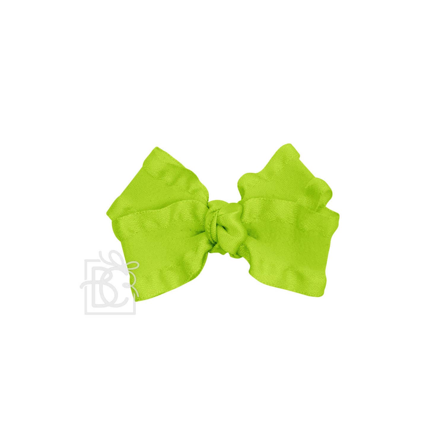Beyond Creations, LLC - Wholesale Hair Bow - Kids - DOUBLE RUFFLE BOW ON CLIP80