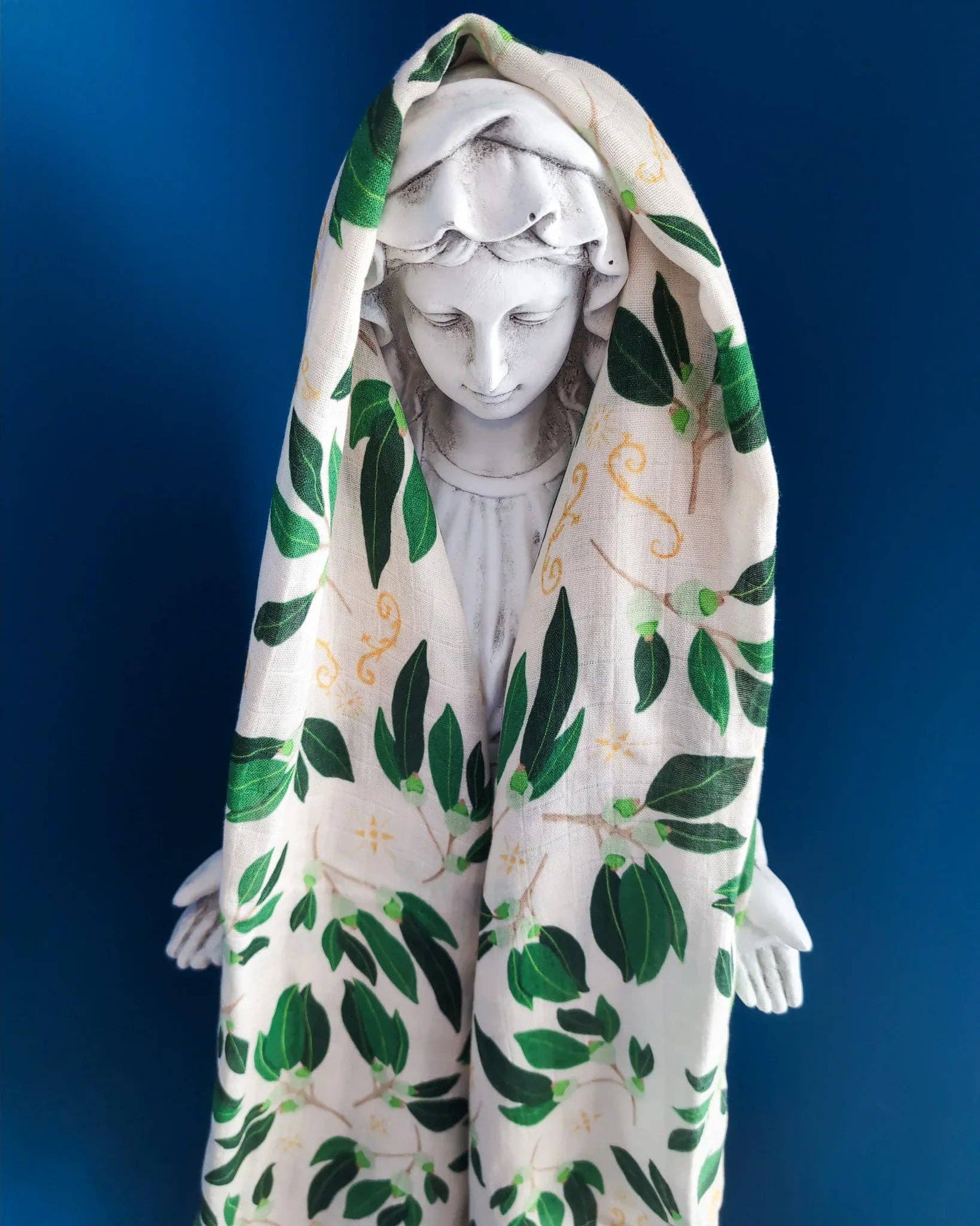 worthy of Agape - Wholesale Swaddle - Baby - Our Lady of Fatima Swaddle and Scarf4