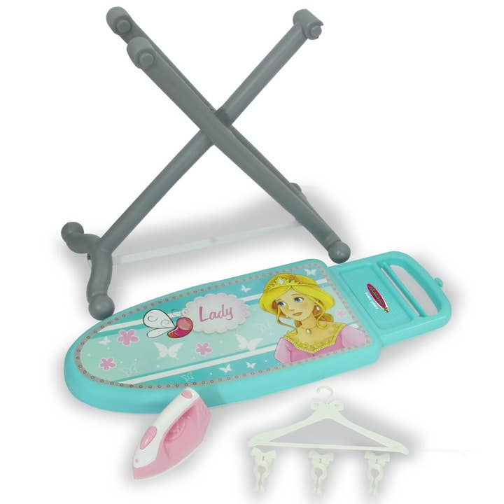 mhw24 - Wholesale Toy Set - Kids - Little Laundry Princess 6-piece ironing set, turquoise2