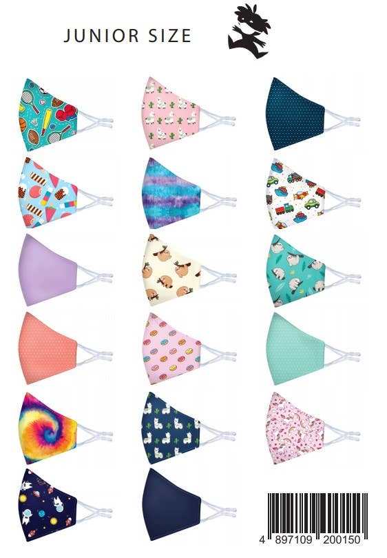 Komarc NA - Vendita all'ingrosso Mascherina/visiera protettiva - Komarc Junior Maschera Viso 36 pz Assortimento2