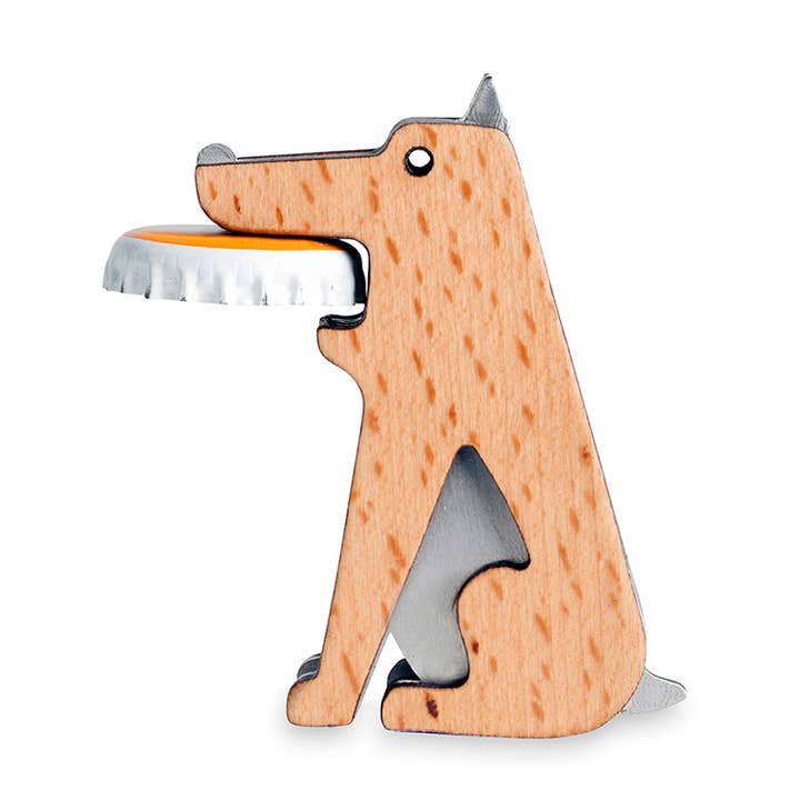 Kikkerland Design Inc - Wholesale Bottle/Wine Opener - Fetch! Bottle Opener1