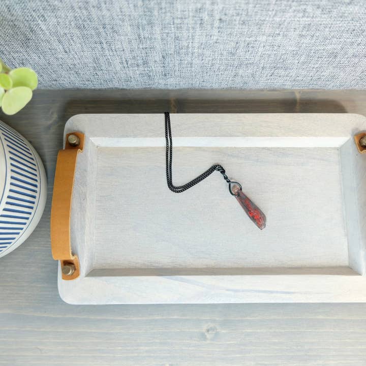 BlueButterflyBazaar - Wholesale Pendant/charm necklace - Darth Maul’s Kyber Crystal Small Pendant Necklace Red and Black crystal Star Wars Gift3