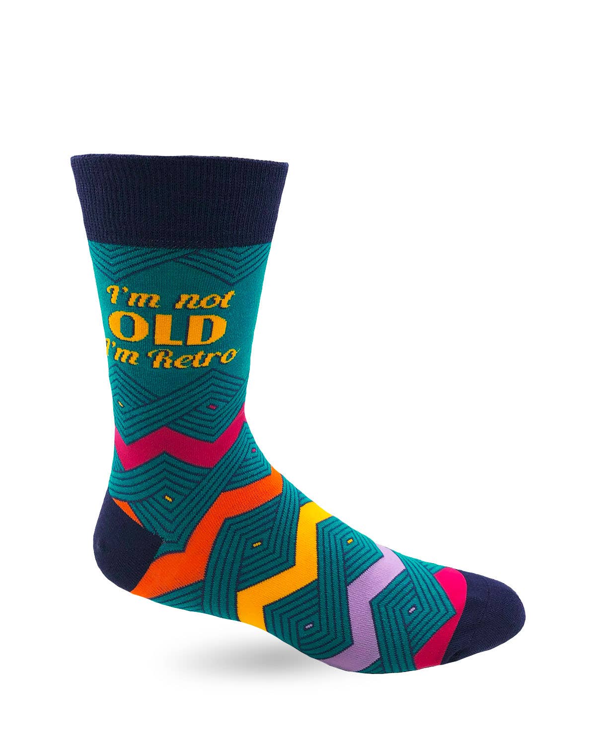 Fabdaz - Wholesale Socks - Men's - I'm Not Old I'm Retro Men's Novelty Crew Socks1