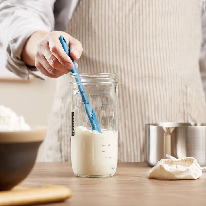 Kook - Wholesale Kitchen Tool/Gadget - Kook Sourdough Starter Kit, 24 oz