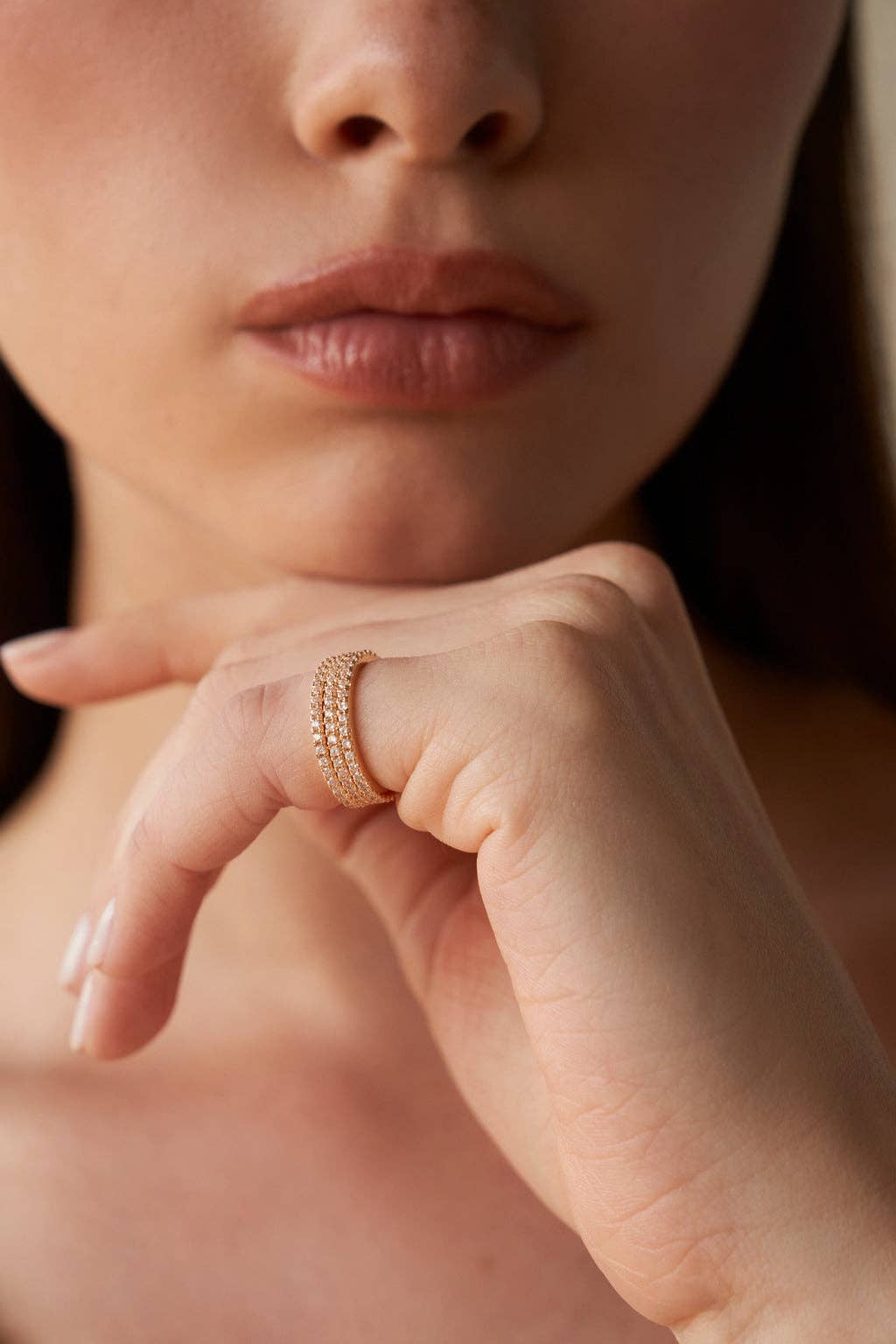 Lili Claspe - Wholesale Multi-Stone Ring - Carmen Stacks3