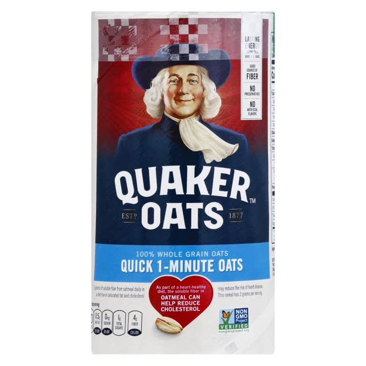 Everyday Supply Co - Wholesale Oats - Quaker 100% Natural Whole Grain Oatmeal - Case Of 12 - 18 Oz