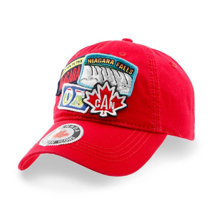 Casquette à écusson brodé assorti des chutes du Niagara pour la vente par Northern Icons Canada