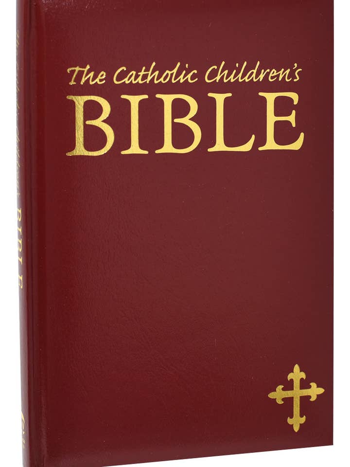 Édition cadeau de la Bible catholique pour enfants, marron pour la vente par Catholic Book Publishing