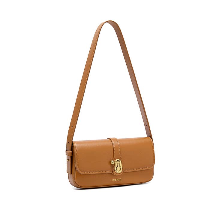 Athena - Recycled Vegan Slim Bag - Mustard for wholesale on Faire