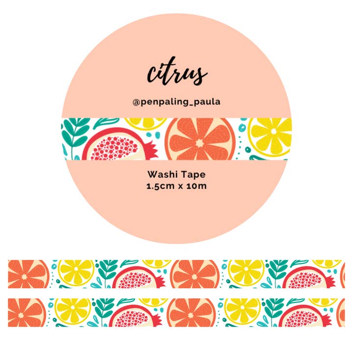 Citrus - Ruban Washi pour la vente par Penpaling Paula
