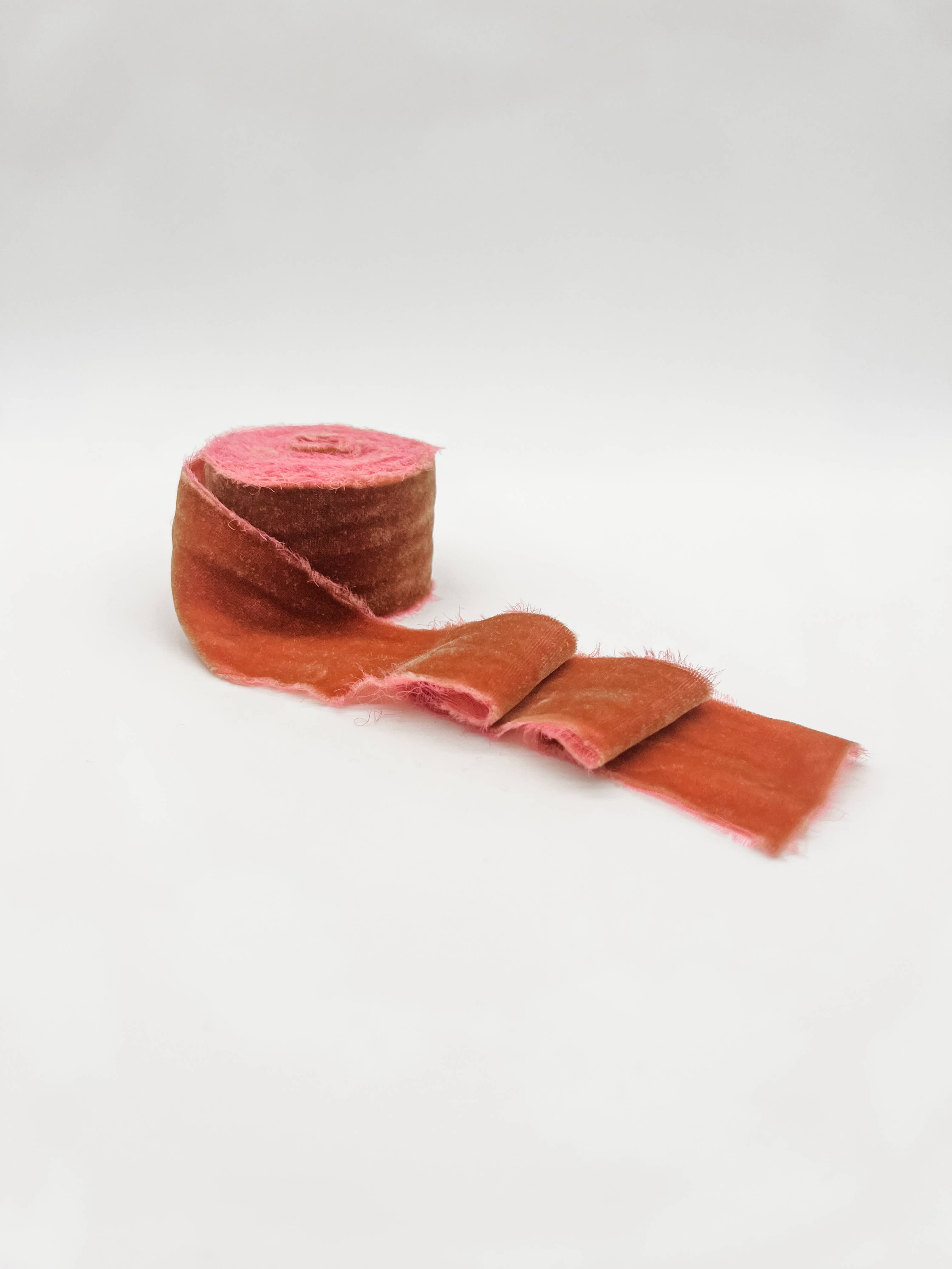 Trim & Twine - Wholesale Ribbon - Gift Wrapping - Bulk 2" Raw Edge Velvet Ribbon - 33 Colors25