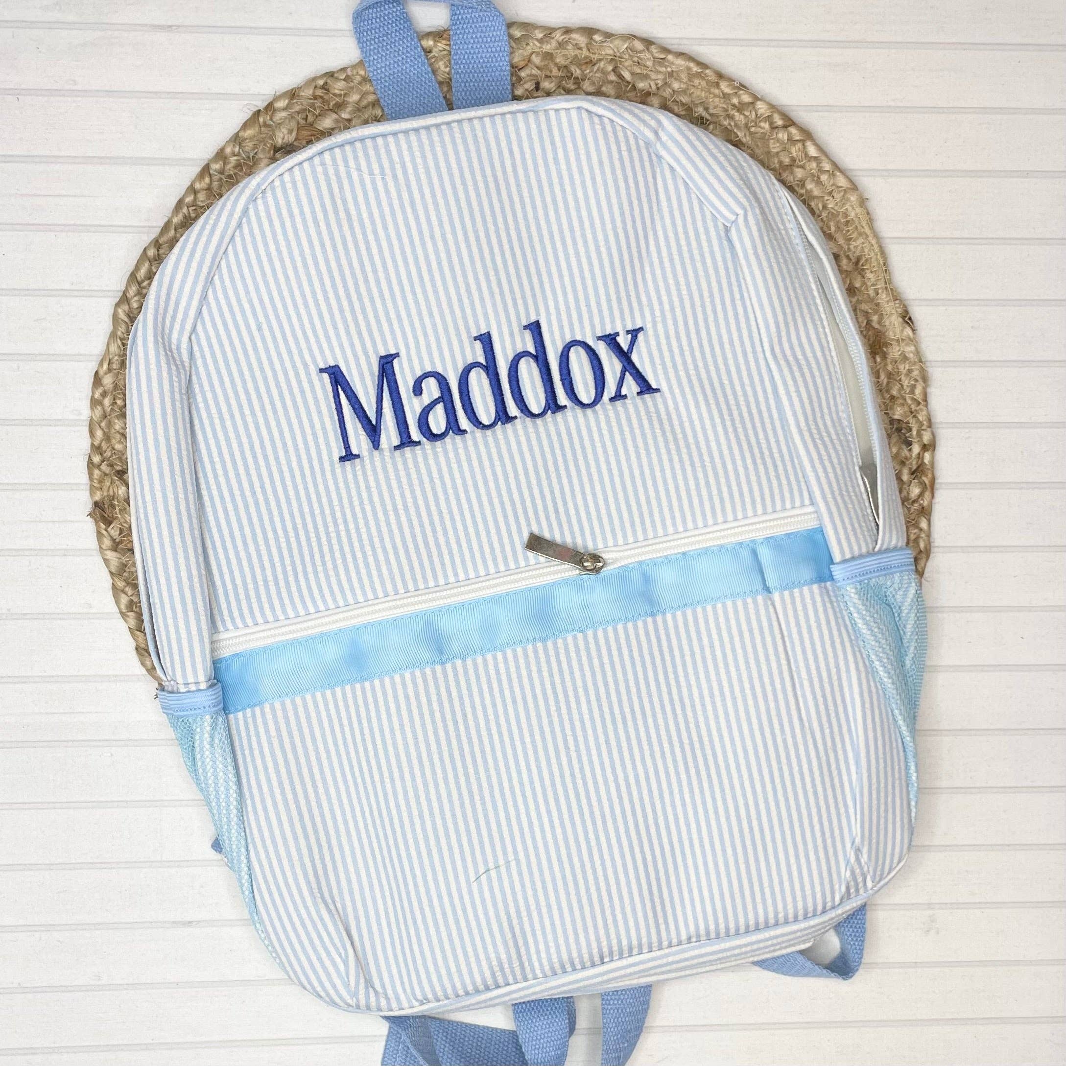 Love That Cotton - Wholesale Backpack - Kids - Seersucker Backpack (Full Size)6