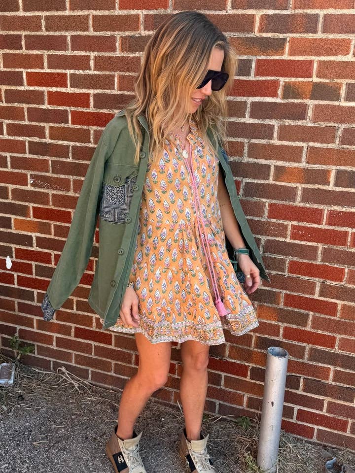 Cafe Cap Sleeve Mini Dress for wholesale by Sur La Vague