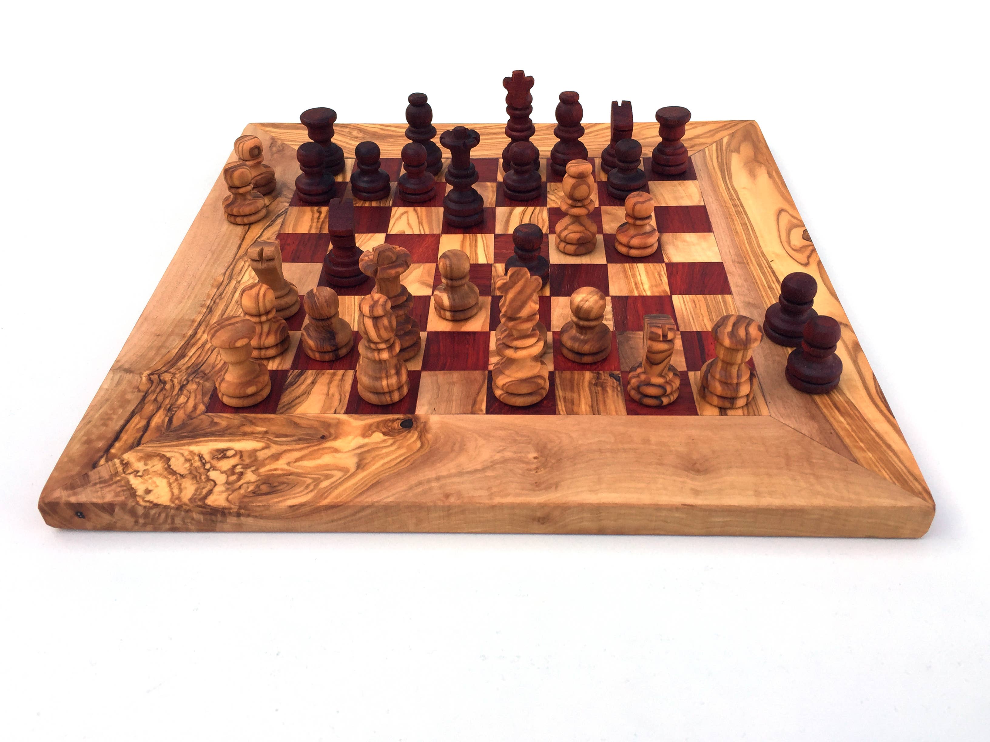 medina mood - Wholesale Board Game - chess set chessboard size M handmade from olive wood6