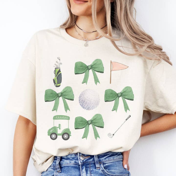 Golf Country Club Resort Golfing Tennis Pro Shop Graphic Tee for wholesale by Par.tees by Party On!