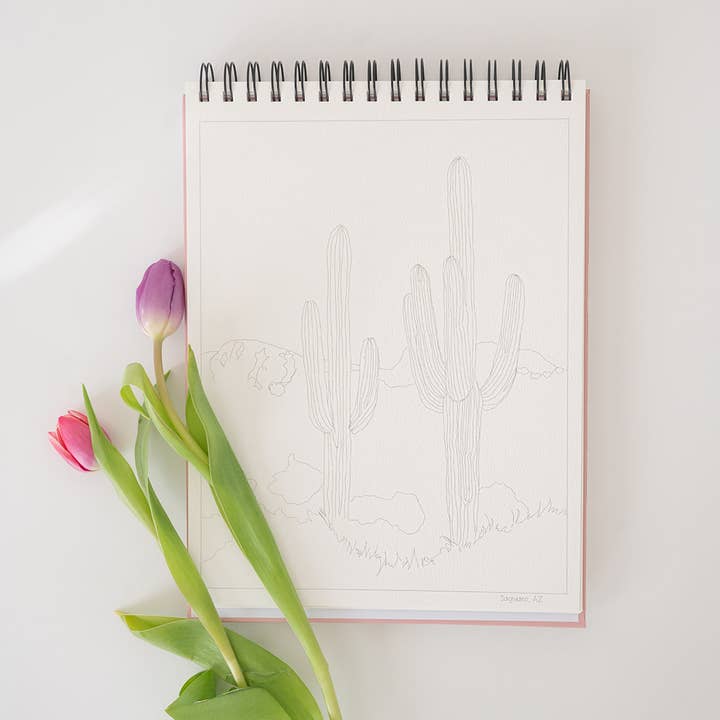 Bailey Rae Studio - Wholesale Display Book - National Parks Watercoloring Book-Outlines w/Video Tutorials18