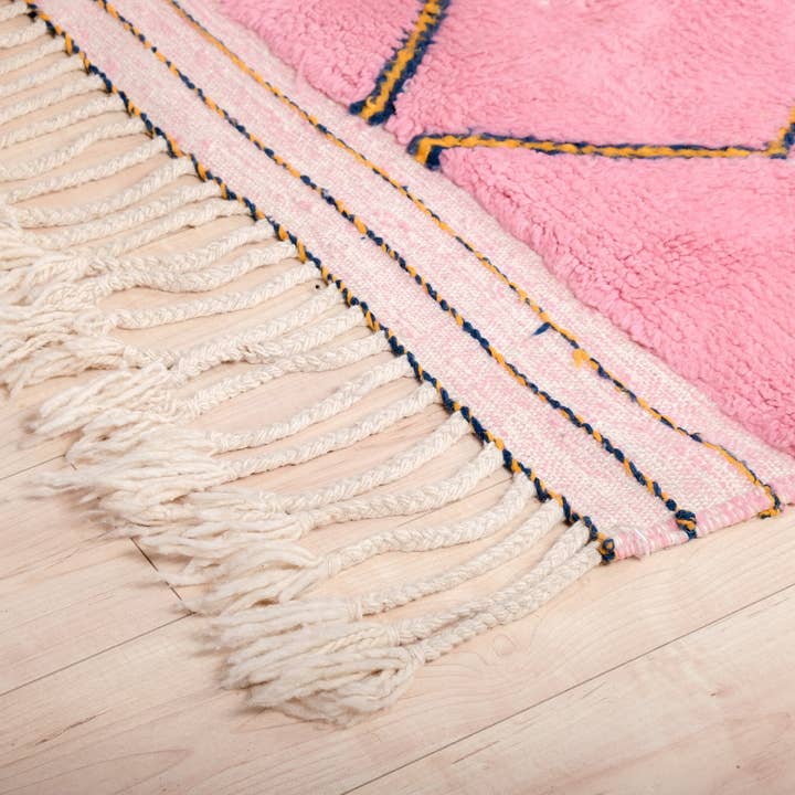 Moroccan Woven Treasures - Wholesale Area Rug - Pink Moroccan Rug, Shag rug, Berber rug, Large area rug