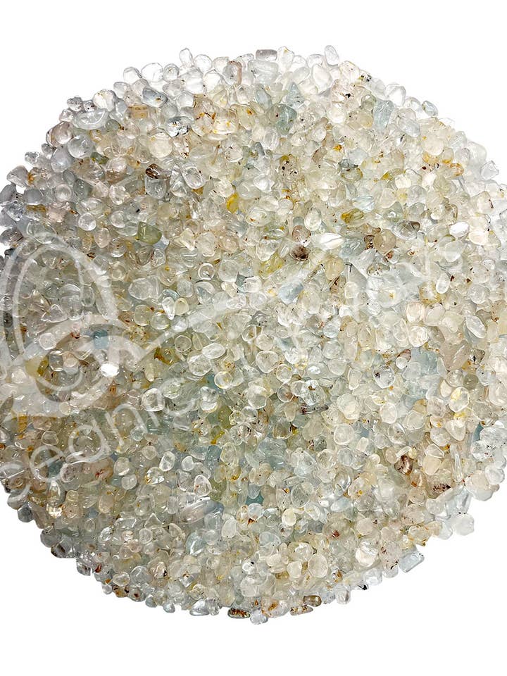 (KG)TUMBLED CHIPS - TOPAZ, NATURAL LIGHT BLUE 5-15 MM for wholesale by Oceanic Linkways Inc