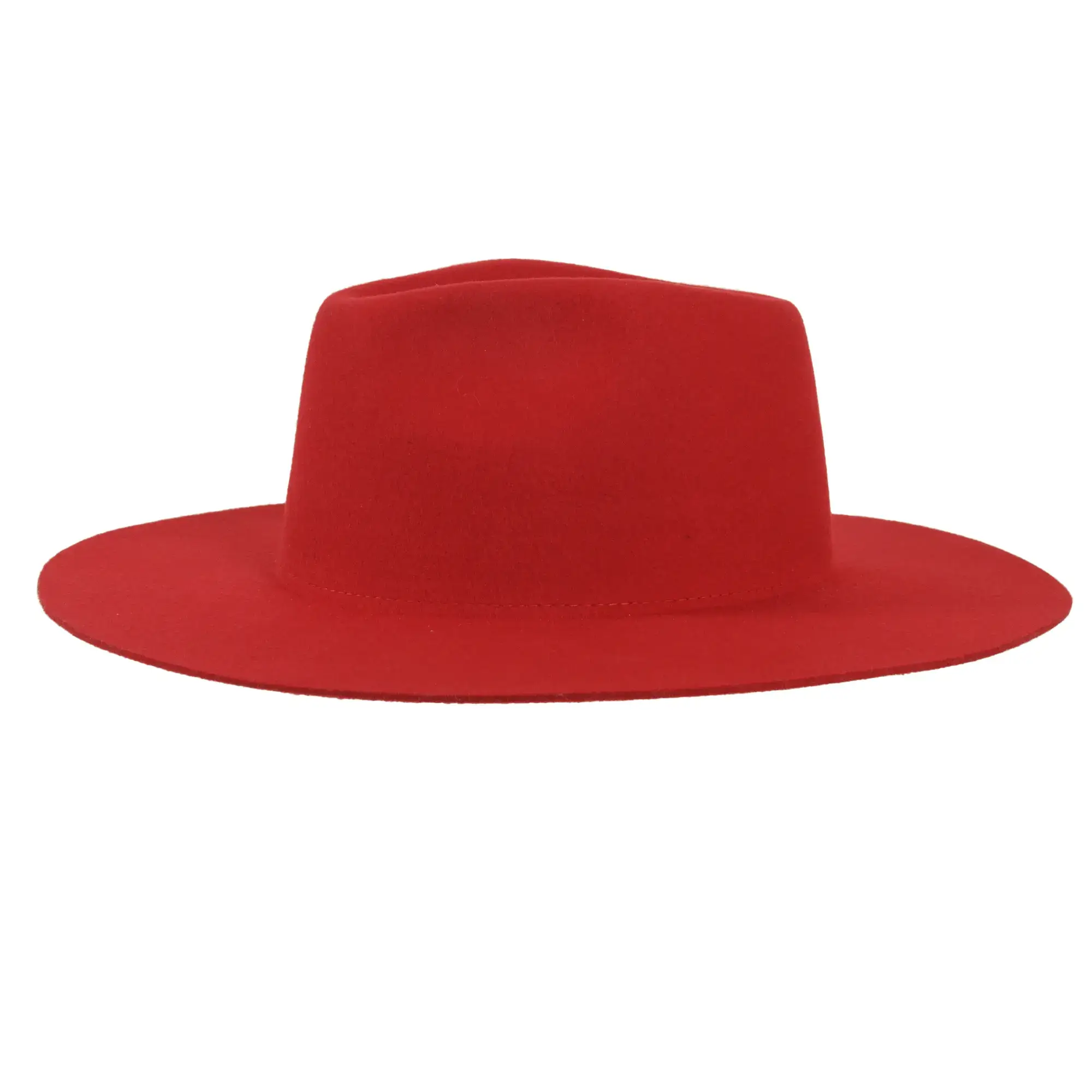 American Hat Makers - Wholesale Fedora - Uniseks - 100% wollen vilten hoed met platte rand - Stijl Rancher16