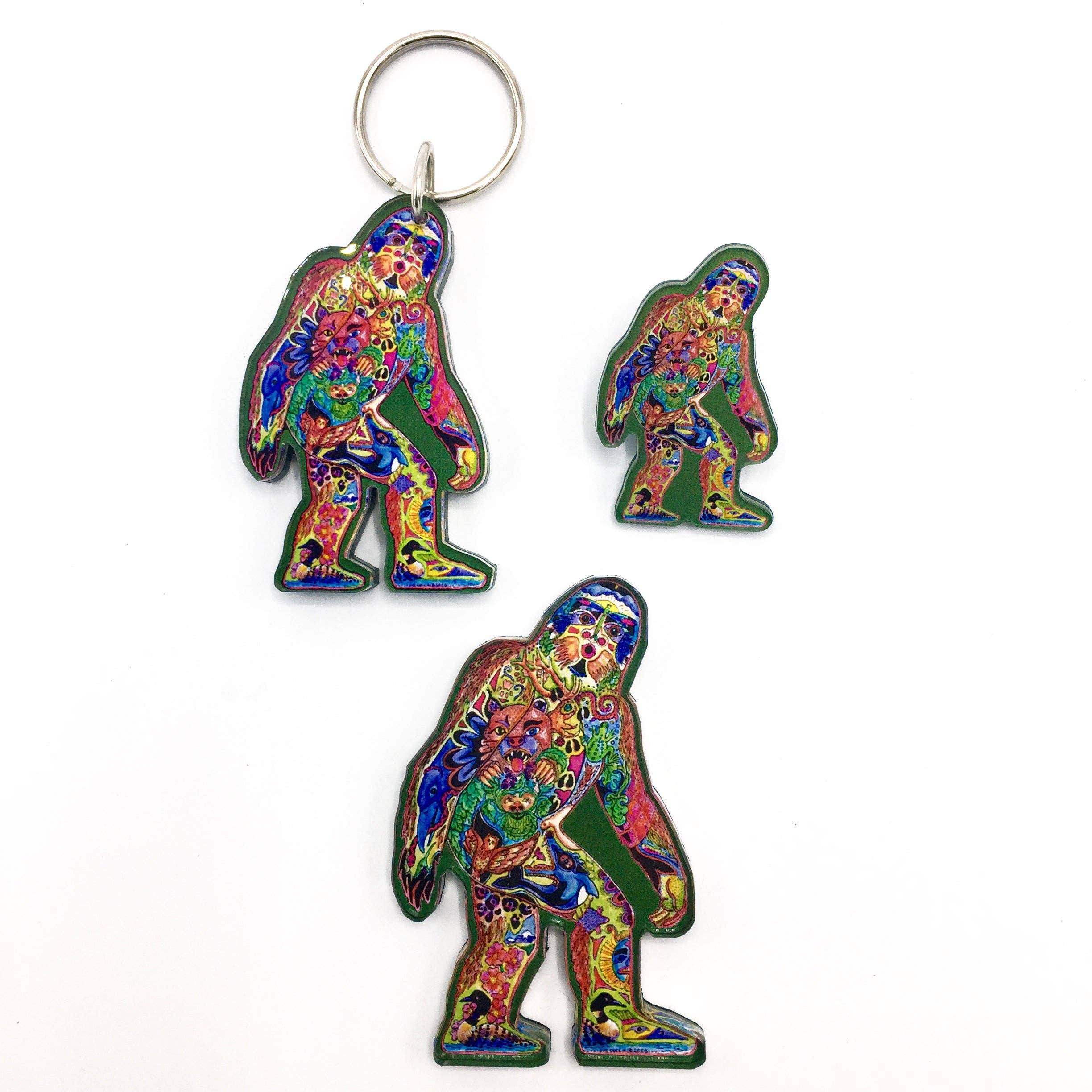 EarthArt International – wholesale Magnet – Sasquatch (Bigfoot) Magnets, Keychains and Pins1