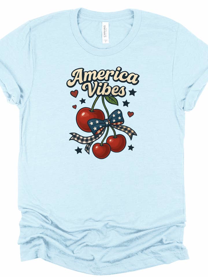 Grafik-T-Shirt mit Amerika-Vibes für den Großhandel von Ink + Thread