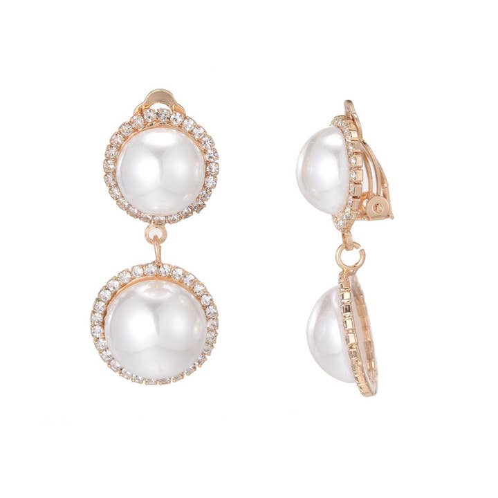 Sibille clip-on earring for wholesale by BELLE MISS