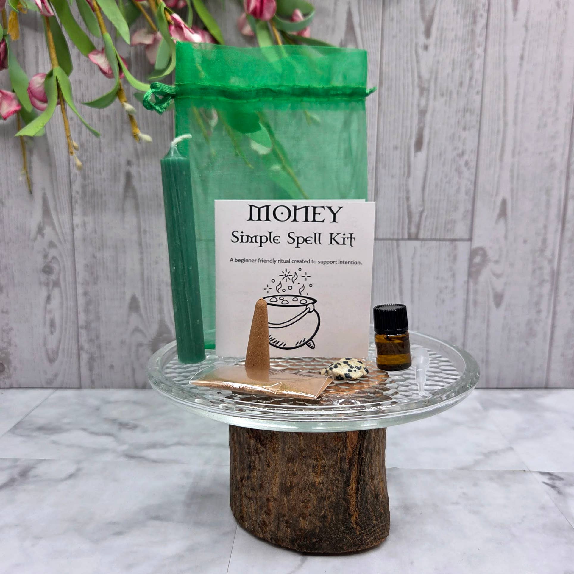 Mystical Roots - Wholesale Meditation Supplies - Simple Spell Kit for Beginners, Money2