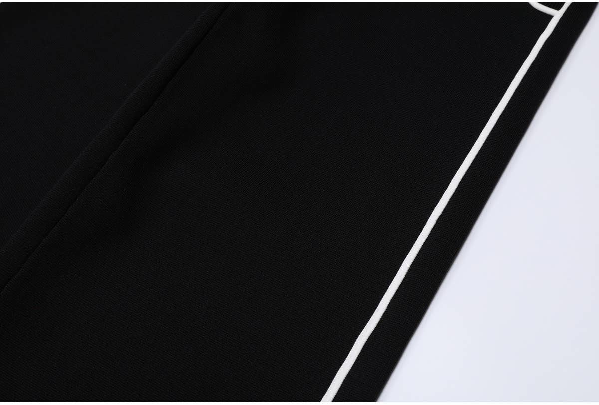 Productseeker – wholesale Top & pants set (NOT Loungewear) – Women's – SET276Y Striped Knit Cardigan Jacket and Casual Pants Set17