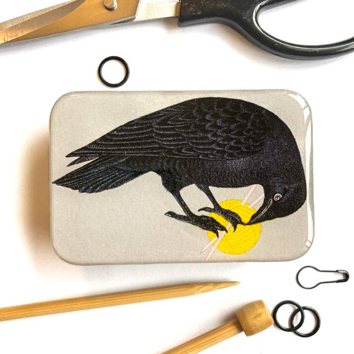 Firefly Notes - Wholesale Knitting/Crochet Supplies - Yarn crow notions tin