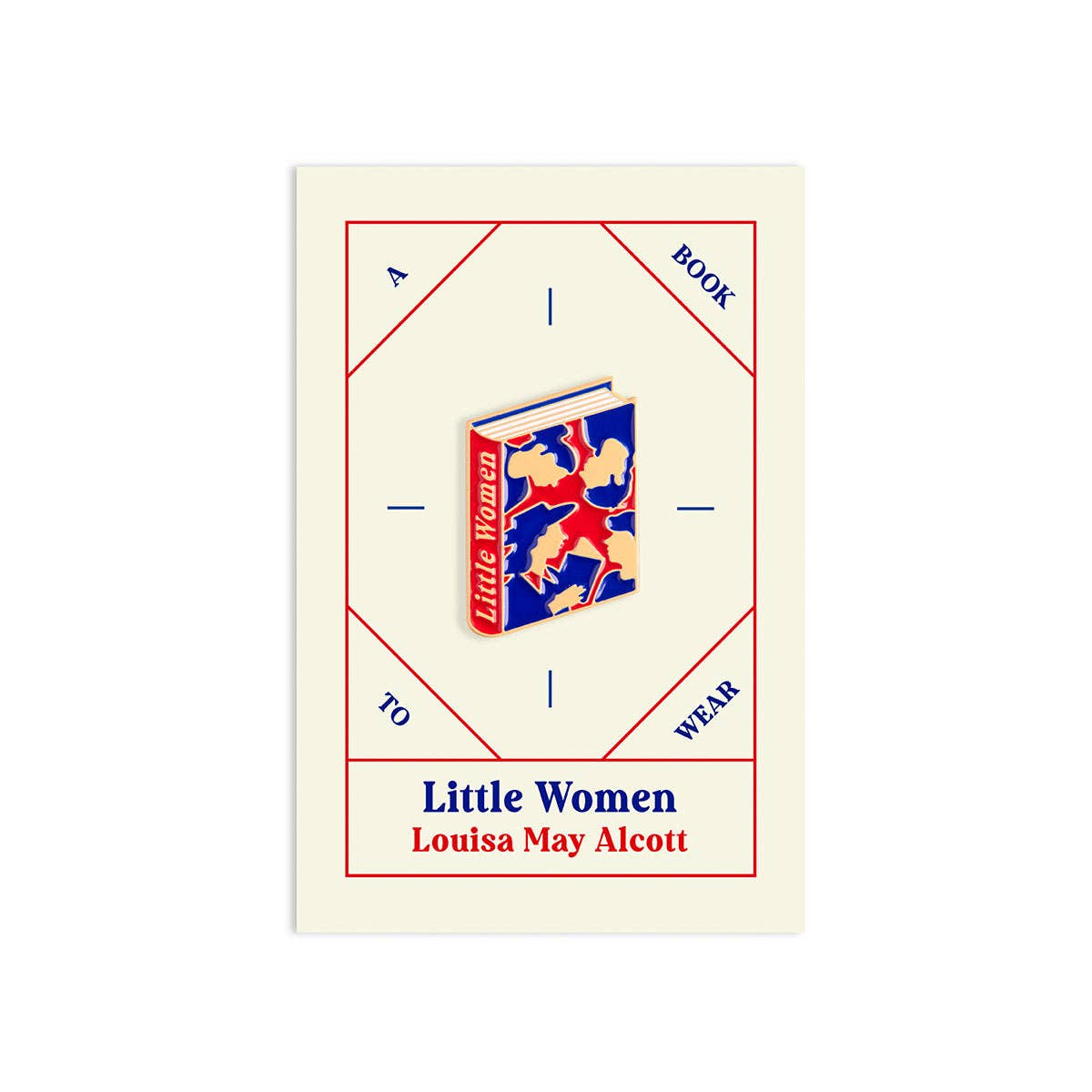Judy Kaufmann - Wholesale Lapel Pin/Button - Little Women by Louisa May Alcott Book Pin2