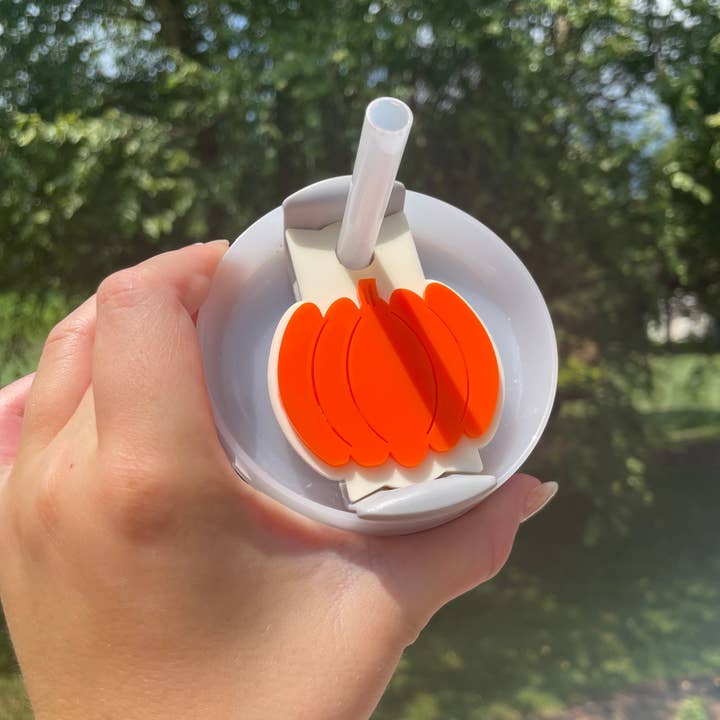 DesignedbyKendal - Wholesale Drink Topper - Fall Pumpkin 30 and 40 Ounce Stanley Topper4