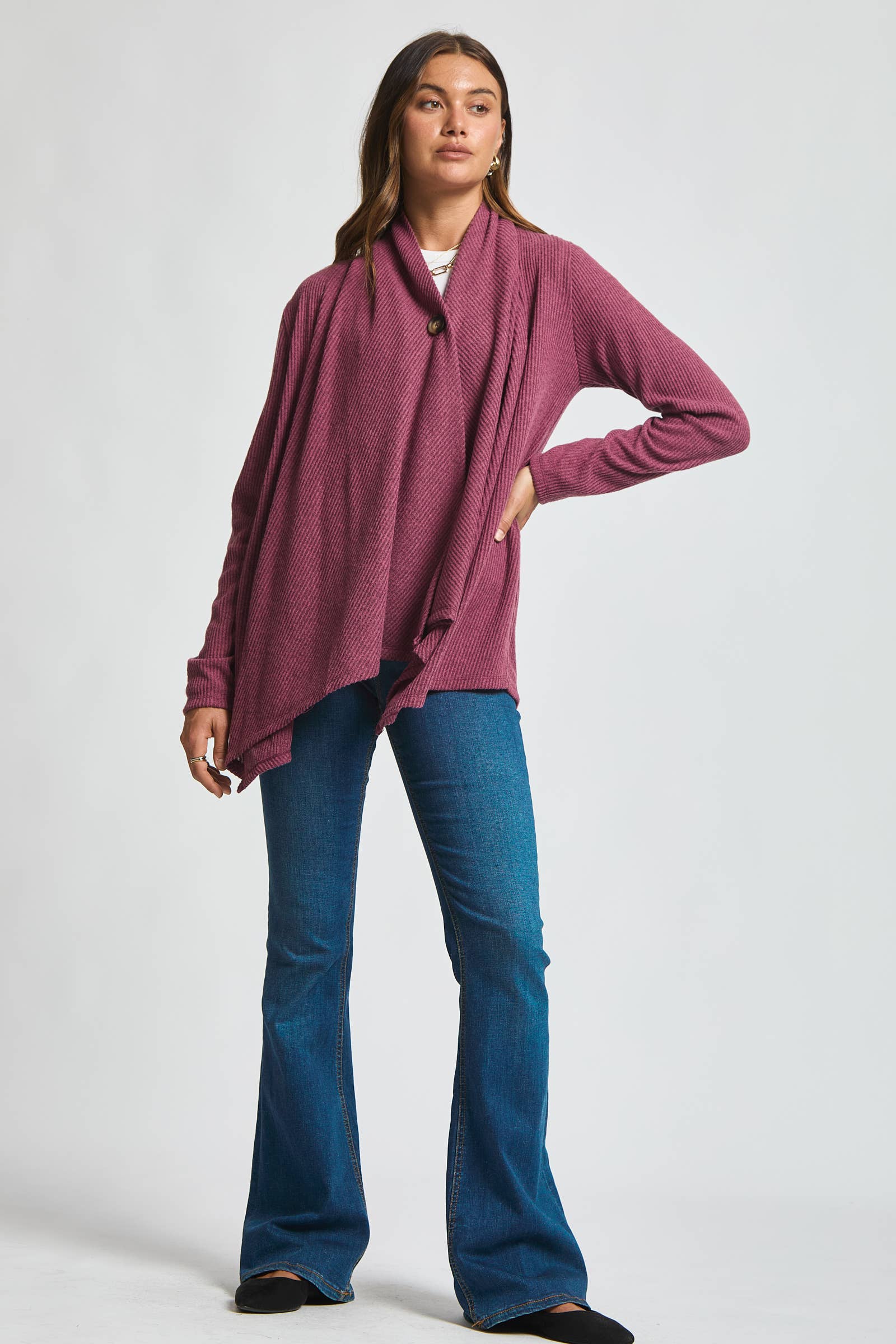 Dear Scarlett - Venta al por mayor Túnica - Mujer - Top cruzado con botones delanteros10