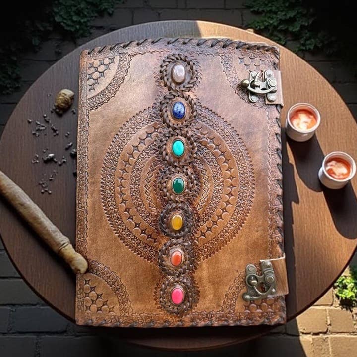 Leatherooze โ wholesale Journal/diary โ Leather journal Book of Shadows โ Handmade 10x7 inch 200 pg0