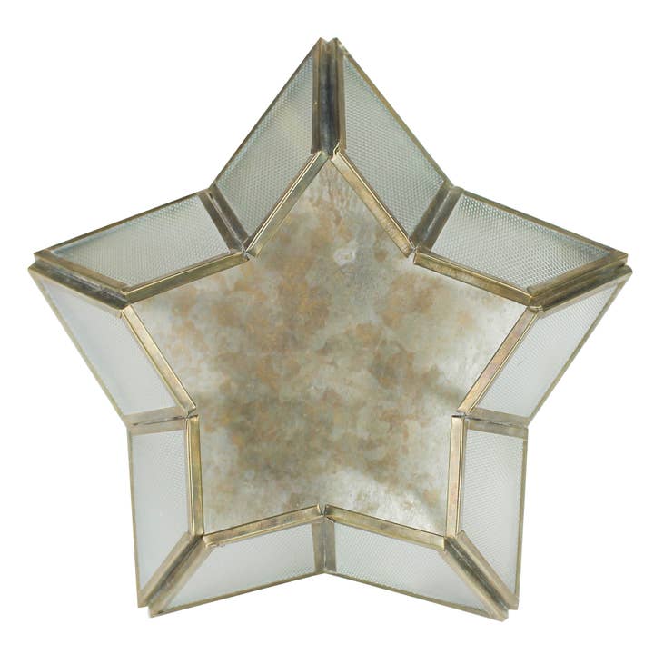 Leaded Star Tealight Holder for wholesale by HomArt