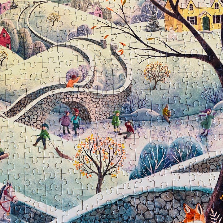 Penny Puzzle - Wholesale Puzzle - Adult - WINTER FUN 500 piece jigsaw puzzle by Penny Puzzle5