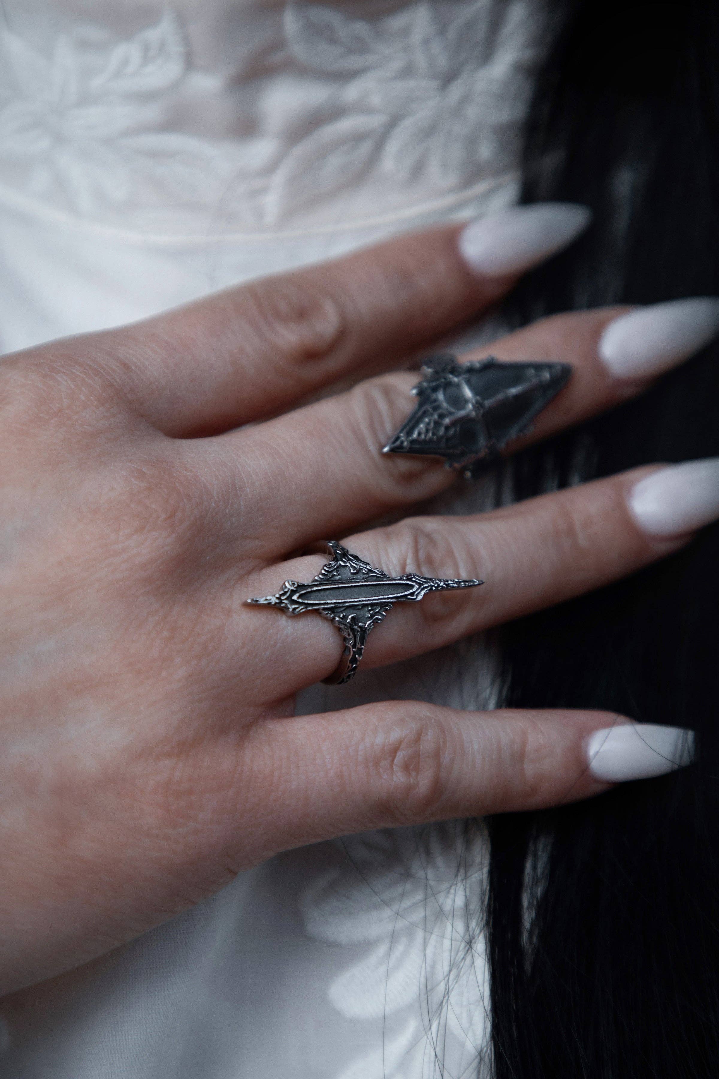 Lively Ghosts - Wholesale Cocktail/Statement Ring - Darkwater Ring5