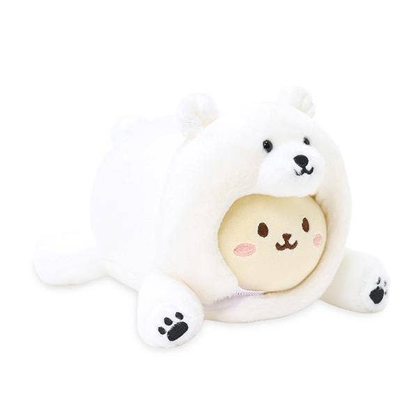 Anirollz - Winter Polar Bear Bunniroll Plush Outfitz (Small) for wholesale by BCZShop