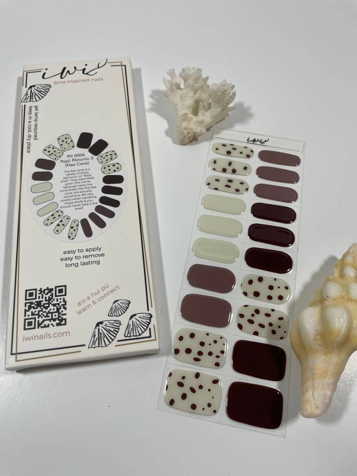 Pūpū Hinuhinu Collection: Pūpū Pōniuniu 3 (Flea Cone) for wholesale by Iwi Nails