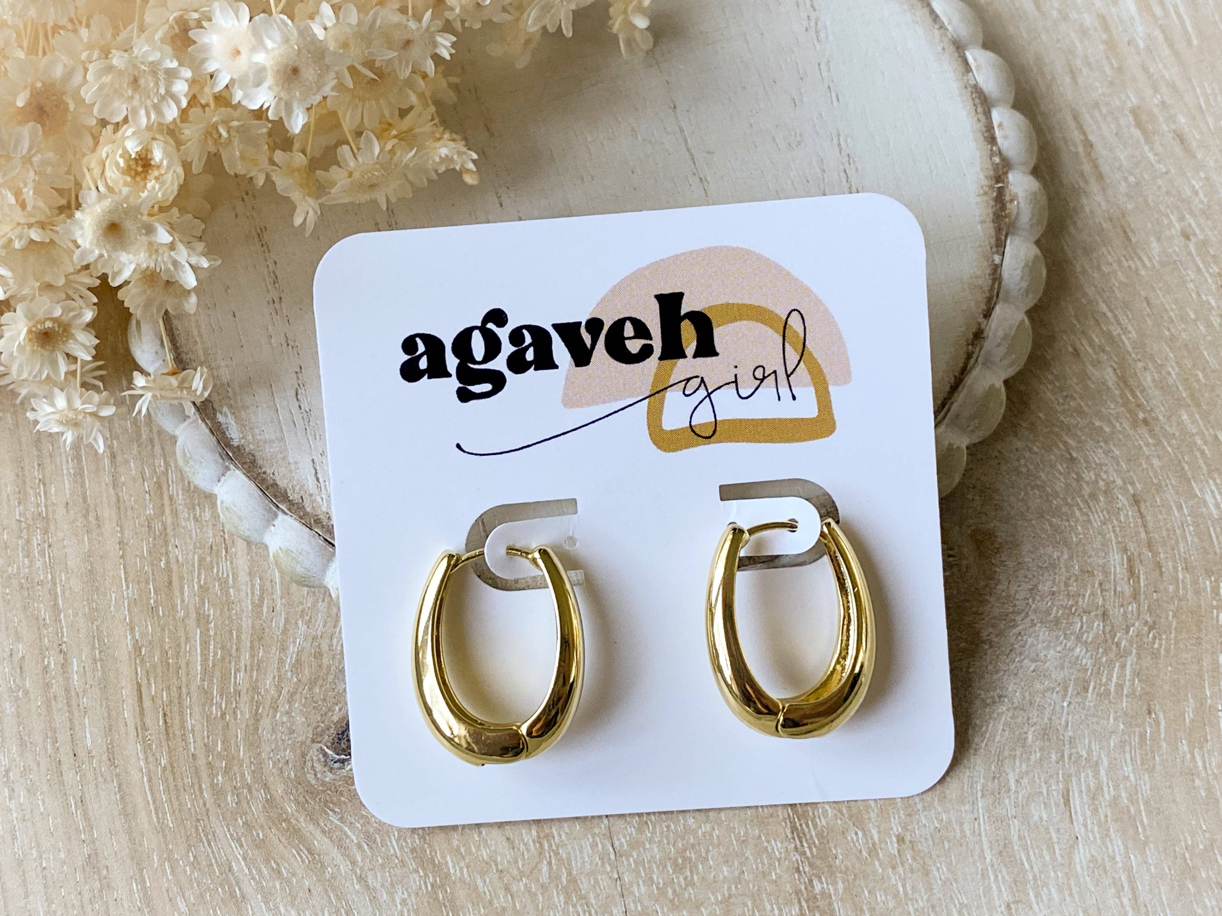 Agaveh girl - Wholesale Hoop Earrings - Nola Hoops5