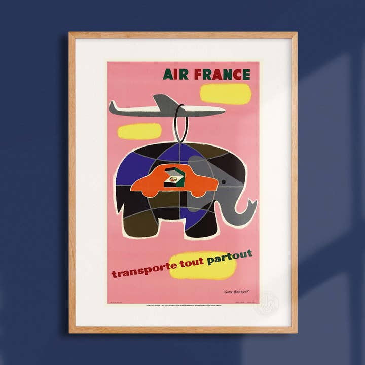 Oneart - Wholesale Poster - Air France Poster / Transports Everything, Everywhere - AFL00844