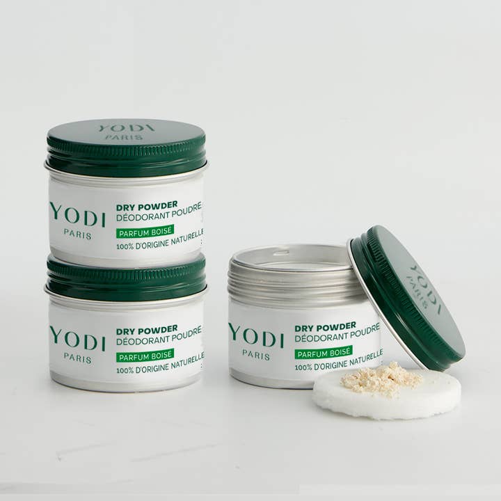 Yodi – wholesale Deodorant - Unisex – Torrt pulver Deodorantpulver Träig doft