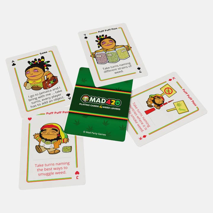 Mad Party Games - Wholesale Card Game - Mad420 - The Card Game for Weed Lovers1