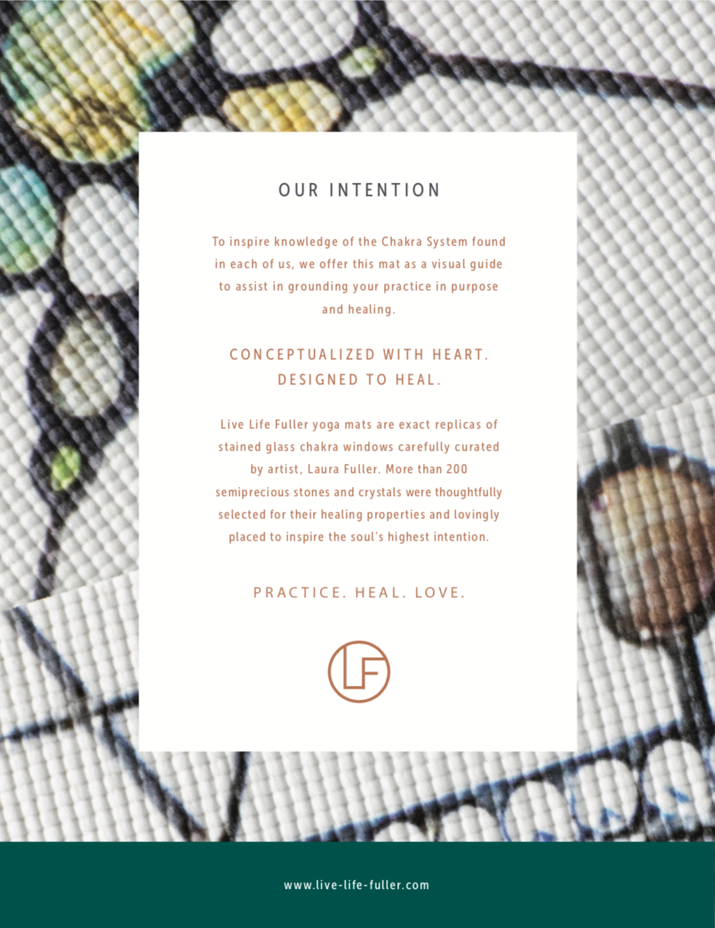 Live Life Fuller - Wholesale Yoga Mat - Kunzite Chakra Yoga Mat8