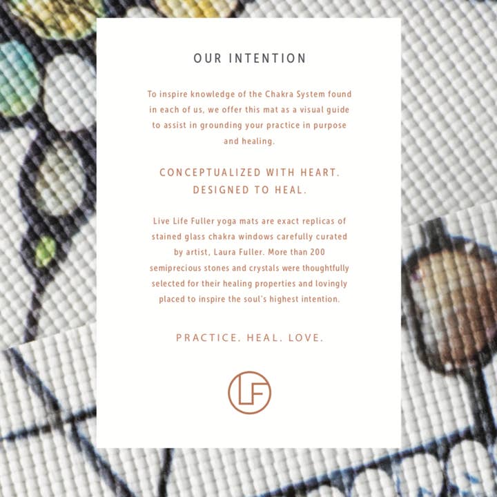 Live Life Fuller - Wholesale Yoga Mat - Kunzite Chakra Yoga Mat8