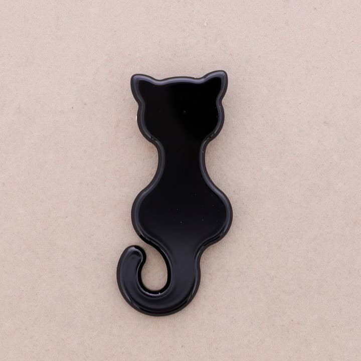 Sonata – wholesale Snap jewellery – Resin Cat Brooch7